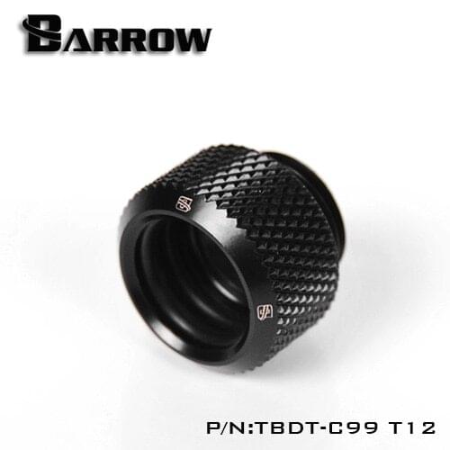 Barrow G1/4" 12mm Rigid Hard Tube Joint Fitting Connector TBDT-C99 T12