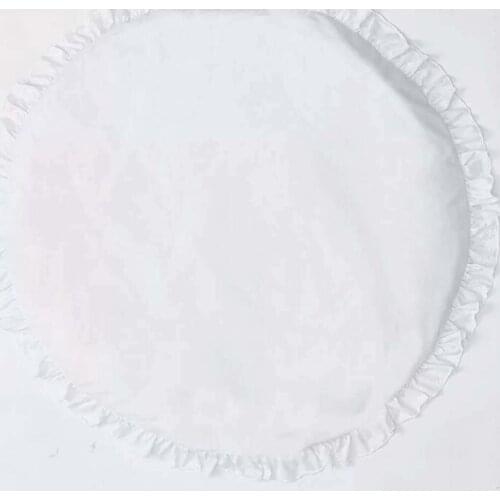 100cm Solid Newborn Baby Play Mats Soft Cotton Crawling Mat Girls Boy Rugs Round Floor Carpet For Kids Room