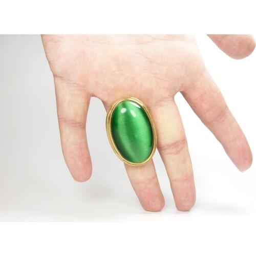 2020 NEW HOT Vintage Silver Big Stone Ring Fashion Bohemian Boho Jewelry for Women