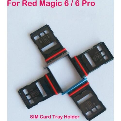 Nubia Red Magic 6 6 Pro SIM Card Tray Holder Carrier Nano Card Tray Slot Holder RedMagic 6 6 Pro Replacement