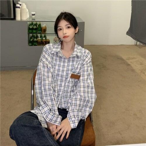 Cheap wholesale 2021 spring summer autumn new fashion casual ladies work women Blouse woman overshirt female OL BAt8837F