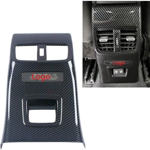 Car Rear Seat Air outlet Vent with USB Cover Trims ABS Plastic For Toyota Corolla 2019