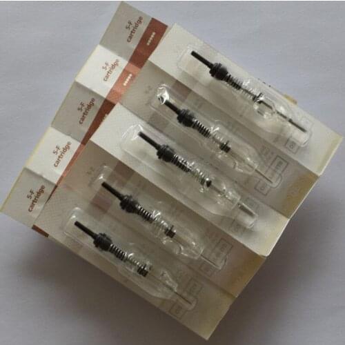 Tattoo Cartridge 10piece 5F Disposable Sterilized Tattoo Permanent Makeup Pen Machine Flat Needles Tips Supply for Eyebrow lip