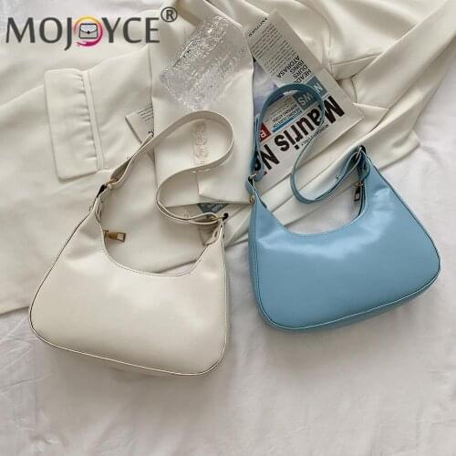 2021 Fashion Women Hobos Shoulder Underarm Bag PU Leather Ladies Solid Color Purse Solid Color Pleated Tote Bag