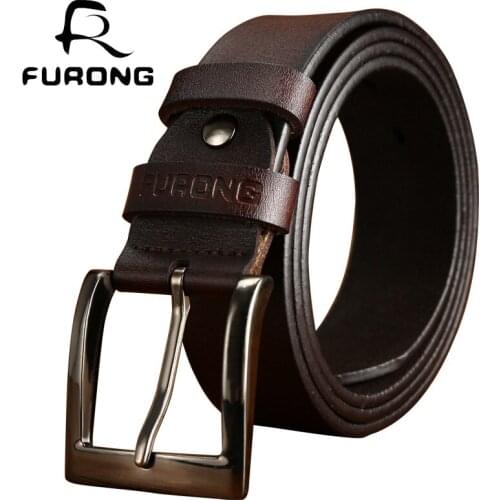 2018 new arrival high quality designer belts male leisure style geniune leather men belts two colors fashion street belt men