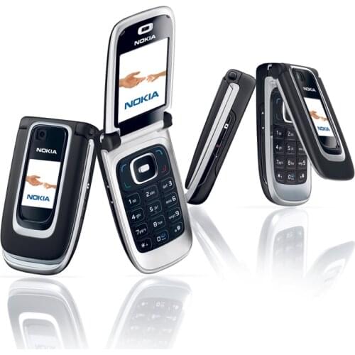 Nokia 6131 Refurbished Mobile Phone 2G GSM Flip Phone English Arabic Hebrew Russian Keyboard Original Unlocked