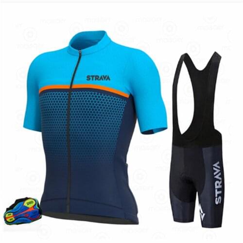 Strava New 2021 Cycling TEAM Jersey 20D Bike Pants Clothing Men Summer Quick Dry Pro BICYCLING Shirt Maillot Culotte Sportswear