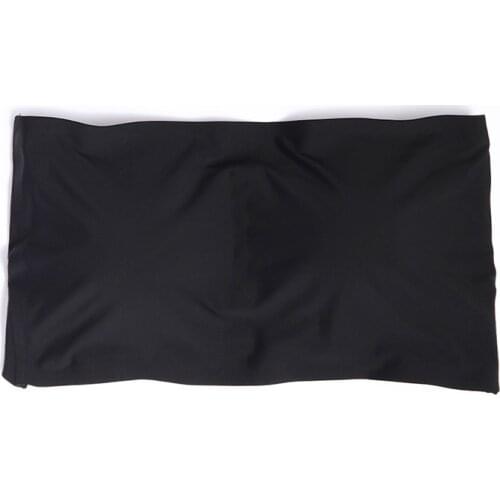 New Summer Women Sexy Tube Top Strapless Black Bandeau Sleeveless Sports Bra Underwear Wrap Chest SCI88