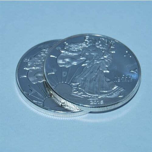 New design 2015 1 oz Silver American Eagle Brilliant Coin $1 Coin 50pcs/lot DHL free shipping