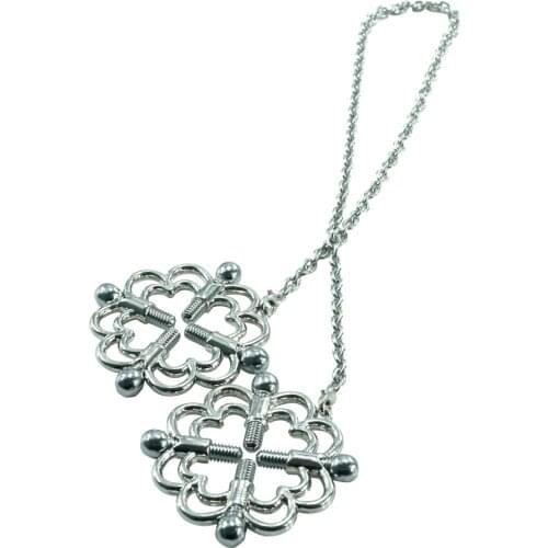 New style Stainless Steel,adjustable torture play Clamps metal Nipple clips breast Bondage Restraints Accessories Fetish,sex toy