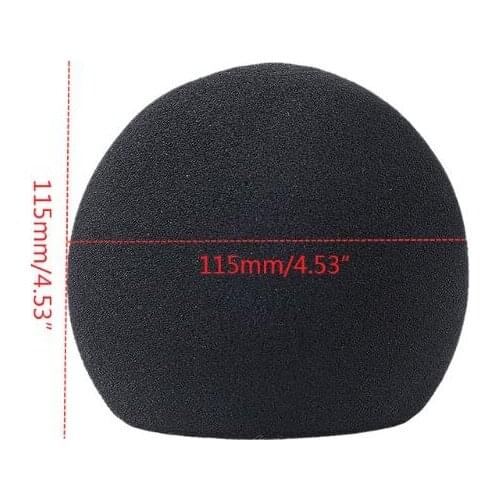 Foam Mic Cover Artificial Fur Mic Windscreen Muff for Blue Snowball Microphone LX9B