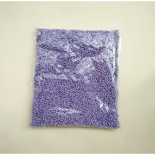 About 6000pcs/bag about 2- 4mm purple styrofoam Polystyrene Bubble ball Suitable for decoration wedding, party, DIY 7529