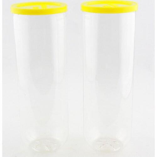 Regal manufacturer tennis tube wholesale tennis tube pvc transparent tube tennis jar black lid