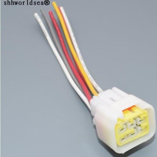 Shhworldsea 6 Pin 2.3mm FW-C-6F-B Female Waterproof Electrical Wire Connector Plug Auto Connectors