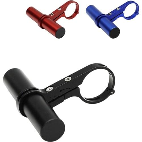 10cm Bike Handlebar Extender Durable Lightweight Suspension Ceiling Hooker Extension Bracket for Holding Bike Flashlight