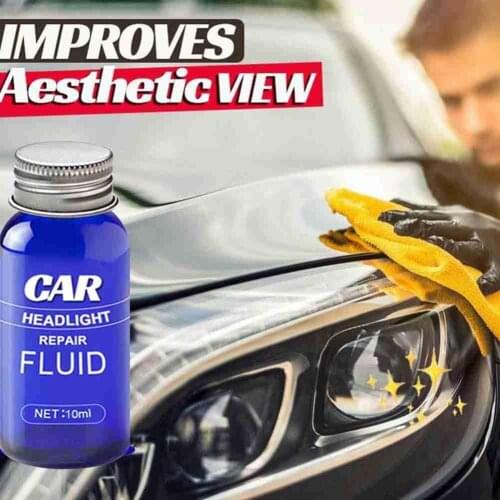 10/30/50ML Car Headlight Liquid Repair Anti-Scratch and Maintenance Repair Headlight Polishing Car Lens Cleaner Restoration Wash