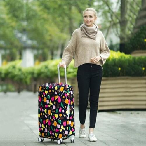 1 Pc Luggage Cover Stretch Box Set Suitcase Trolley Case Protector Suitcase Cover Dust Cover