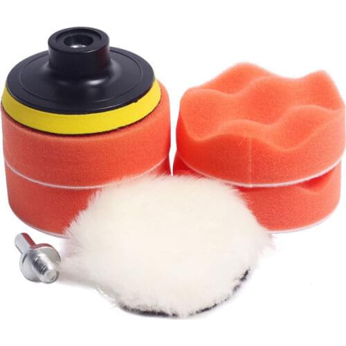 7Pcs 3/4 Inch Polishing Pad Polishing Circle For Polisher Machine Waxing Buffing Pad Pulidora Auto Car Polisher Sponge