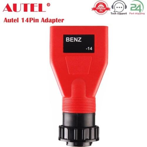 Autel 14pin adapter for Benz OBD2 Diagnostic Tool AUTEL Maxisys pro MS908p ,MS906BT ,DS808K,MK808 Connector for MaxiSys MS908