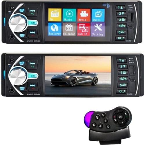 4.1 Inch HD LCD Screen Car MP5 Bluetooth Car MP3 Card Radio Player U Disk Player Supports Reversing Image 4020