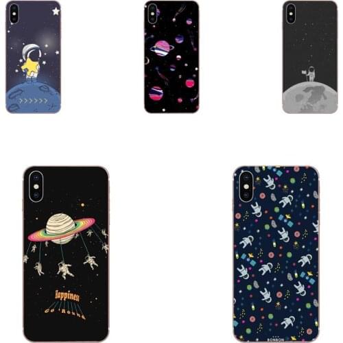 For Xiaomi Mi A1 A2 A3 CC9 CC9E 9T mi10 mi9 mi8 pro lite SE TPU Mobile Phone Case Cover Series Airship Astronaut Stars
