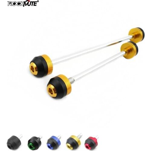 For Kawasaki ZX-6R 2009 2010 2011 Motorcycle Front Rear Wheel Axle Fork Slider Crash Protector Drop Falling Protection