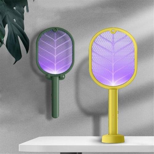 Electric Mosquito Killer With UV Lamp USB Rechargeable Bug Zapper Summer Fly Swatter Trap Home Bug Insect Racket Dropshipping