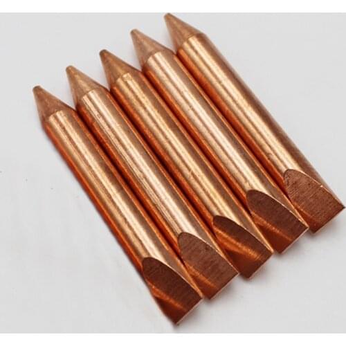 5pc copper spot welding electrode for car body repair spotter welder use