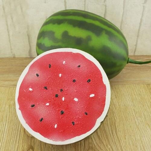 1pcs High imitation fake artificial watermelon Fruit&artificial plastic fake simulated watermelon fruit mode