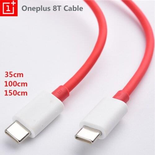 65W Oneplus 8T 8 T Warp Charge Type C To Type C Cable 6.5A PD Fast Charging Cable 0.35/1/1.5/2M For One Plus 8 7 7T Pro 6T Nord