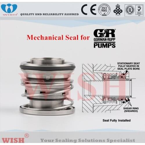 1.5 inch Cartridge Mechanical Seal for Gorman Rupp self priming Pump T3,T4,T6