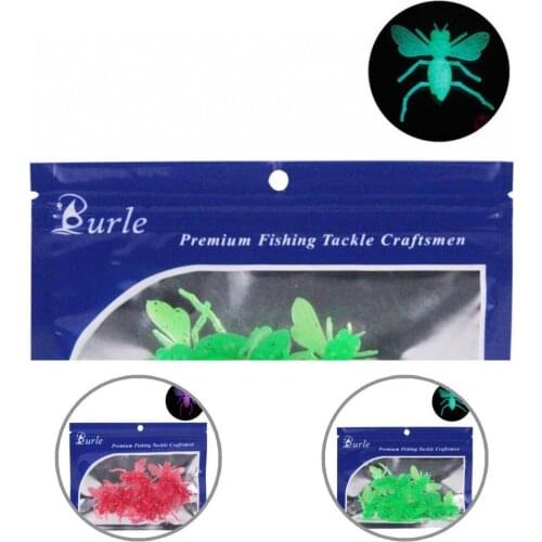 Lightweight 10Pcs/Set Delicate Bionic Bee Bait Insect False Mouth PVC Fake Bee Lure Soft Texture Angling Supplies