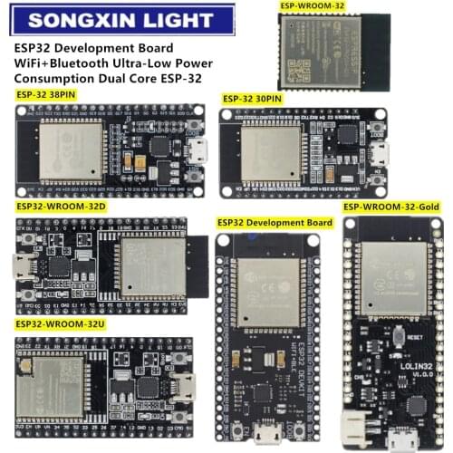 1PCS ESP32 Development Board WiFi+Bluetooth Ultra-Low Power Consumption Dual Core ESP-32 ESP-32S ESP 32 Similar ESP8266