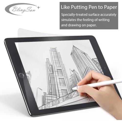 Matte PET Screen Protector Film for iPad Air Air2 Pro 9.7 inch Painting Write on Paper For iPad 5 6 2017 2018 Protective Film