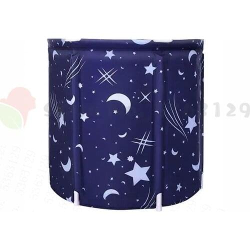 Portable Bathtub Folding Bath Bucket Thicken Shower Barrel Large Adult Tub Baby Swimming Pool Insulation Family Bathroom SPA Tub