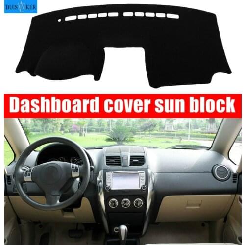 For SUZUKI SX4 2006 2007 2008 2009-2016 Dashboard Cover Sun Shade Non-slip Dash Mat Pad Carpet Car Stickers Interior Accessories