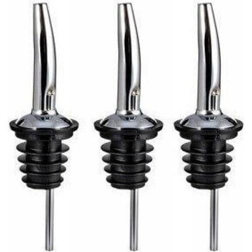 1Pcs Wine Bottle Pourer Bar Accessories Stainless Steel Wine Pourers Pourers Oil Cork Bartender Wine Accessories