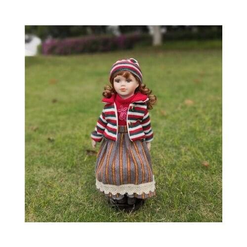 Height 40cm Meiwu home office decorated Russian ceramic doll valentines day to send a girlfriend birthday cuteness baby gifts