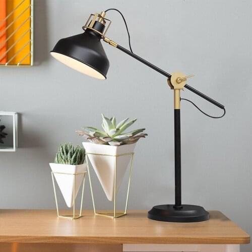 Nordic led crystal table lamp full spectrum desk lamp led lamp deco table lamp acrylic iron table lamps dining room