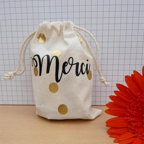 Custom Thanks Pochon! -Thank you wedding guests witness gift bags pouches, custom Pochon seeds baptism birthday party favor bags