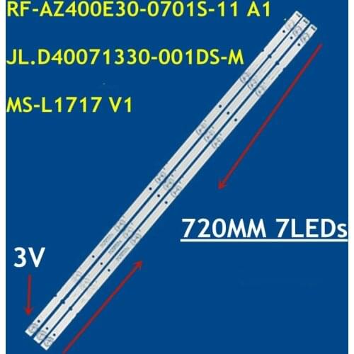 15pcs LED Backlight strip 7 lamp For Skyworth 40'' TV MS-L1717 V1 YAL13-00730300-18 40E2 SDL400FY(QD0-C07)(03) V400HJ6-PE1