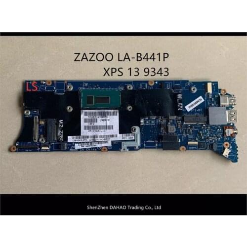 ZAZ00 LA-B441P mainboard for DELL XPS P54G 13 9343 laptop motherboard CN-0K0JPD 0K0JPD SR23Z I3-5010U CPU 4G 100% Fully Tested