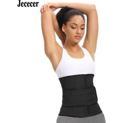 Women Waist Trainer Belt Tummy Control Cincher Trimmer Sauna Sweat Workout Girdle Slimmng Belly Latex Belts Shapwear