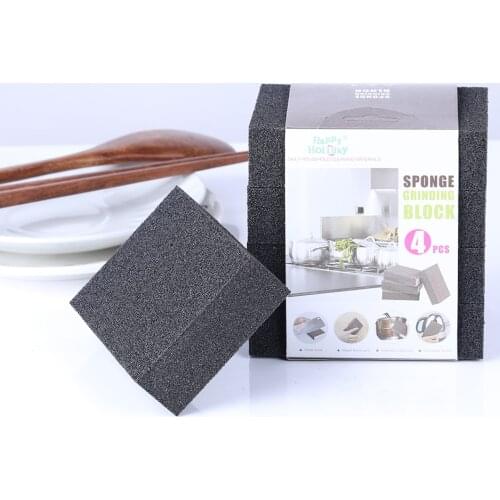 1/4 pcs Magic Sponge High Density Eraser Home Cleaner Cleaning Sponges Dish Kitchen Bathroom Tools Wholesale Carborundum Sponge