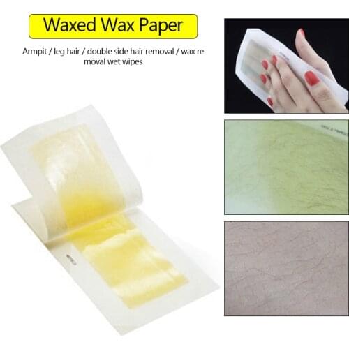 1pcs Double Sided Hair Removal Wax Strips Paper High Quality Body Facial Hair Removal Epilator Wax Strip Paper Beauty Tools