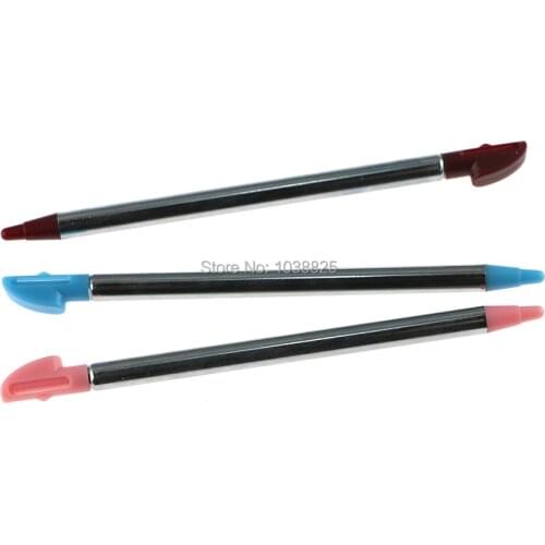 1pc Metal Retractable Stylus Touch Screen Pen Replacement For Nintend 3DS LL/XL 3DSXL 3DSLL Games Machine Accessories