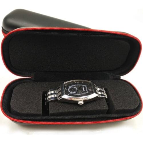1PC Portable EVA Watch Box Waterproof Watch Case Watch Holder Zippered Watch Storage Box for Exhibition