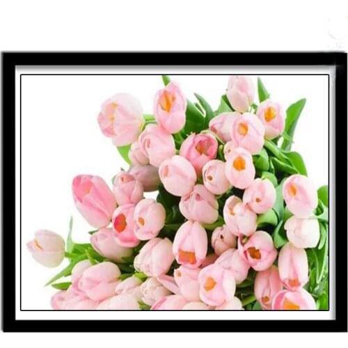 Flower arrangement 5D DIY diamond Painting flowers Cross Stitch diamond embroidery mosaic diamonds wall stickers home decor