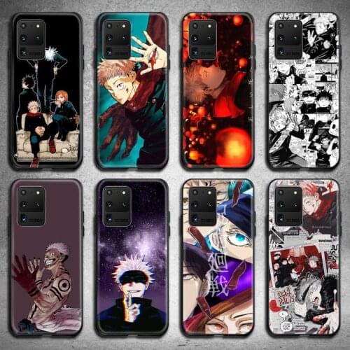 Jujutsu Kaisen Anime Phone Case for Samsung S20 plus Ultra S6 S7 edge S8 S9 plus S10 5G lite 2020