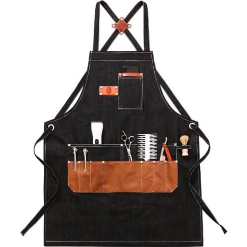 Apron, Hair Stylist, Barista, Tooling, Tea Shop, Gardening, Multifunctional Male and Female Overalls